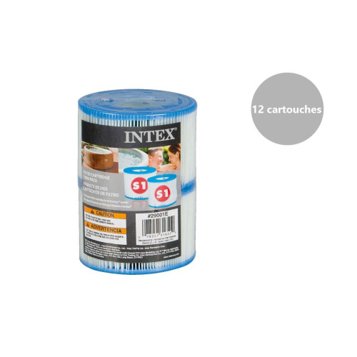 Intex - 12 filtres pour spa gonflable - Intex - Accessoires spas