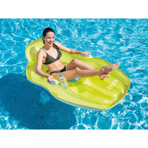 Intex - Fauteuil de piscine Lounge avec fond en maille Orange - Intex - Jeux de piscine