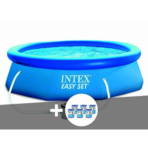 Intex - Kit piscine autoportée Easy Set 3,05 x 0,76 m + épurateur + 6 cartouches - Intex - Piscines autoportantes