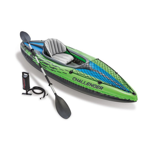 Intex - Kit kayak gonflable 1 place Challenger K1 avec rame et gonfleur - Intex Intex  - Jeux de plage Intex