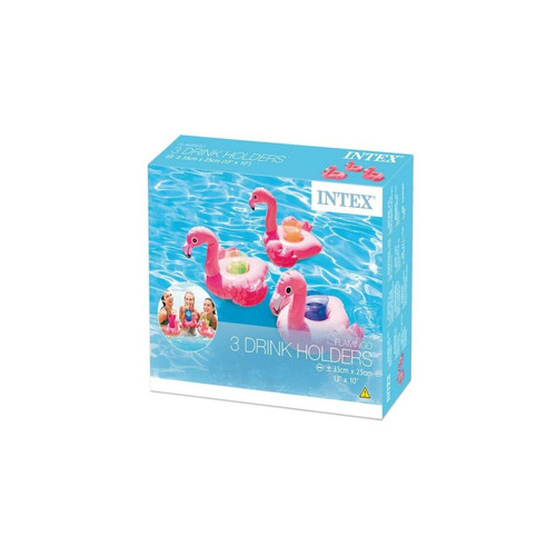 Jeux de piscine Intex PORTE-VERRES FLAMANT set de 3