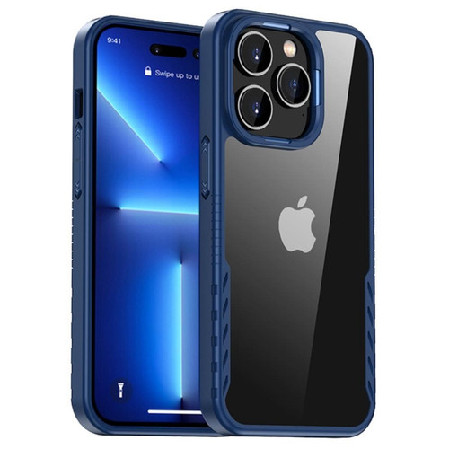 Coque, étui smartphone Ipaky Coque en TPU IPAKY ultra mince, anti-rayures, compatible avec la recharge sans fil pour votre iPhone 14 Pro 6.1 pouces - bleu