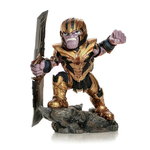 Iron Studios - Figurine Iron Studios - Marvel Thanos – Statuette MiniCo 12cm Iron Studios - Films et séries Iron Studios