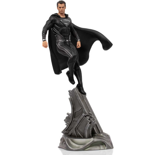 Iron Studios - Iron Studios Justice League de Zack Snyder - Superman Black Suit Statue 1/10 Iron Studios  - Figurines