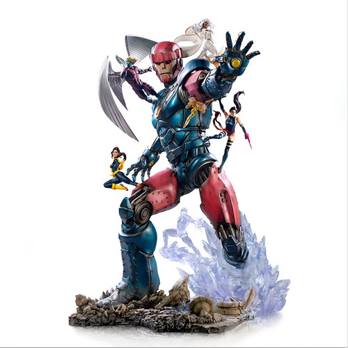 Iron Studios - Iron Studios Marvel - X-Men vs. Sentinel Deluxe Statue 1/10 Iron Studios  - Figurines