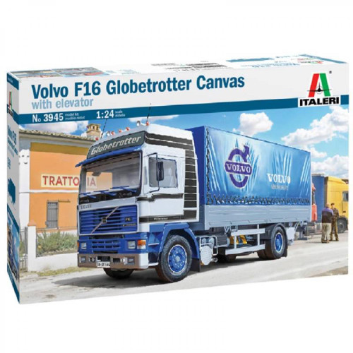 Italeri - Maquette Camion Volvo F16 Globetrotter Canvas Truck With Elevator - Camions