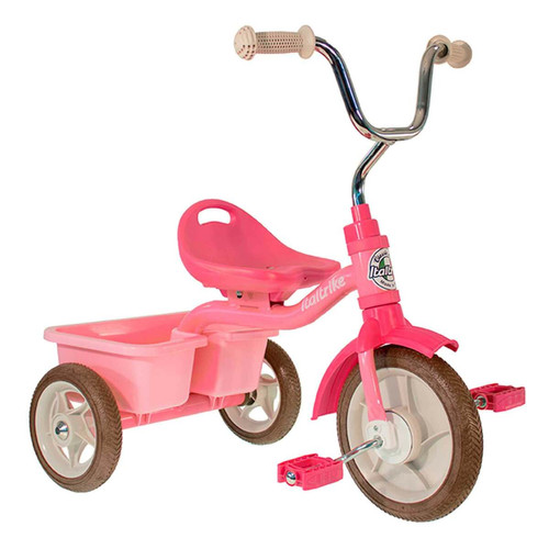 Tricycle Italtrike Tricycle fille rose  avec benne - Italtrike