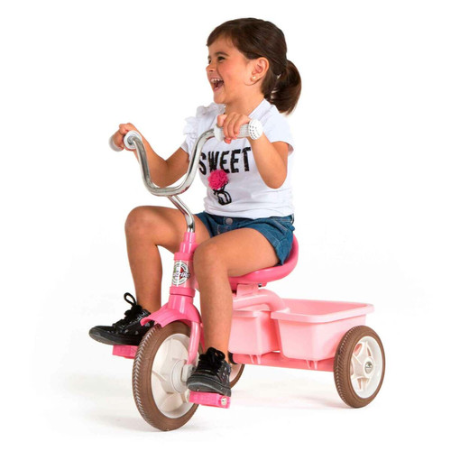 Italtrike Tricycle fille rose  avec benne - Italtrike