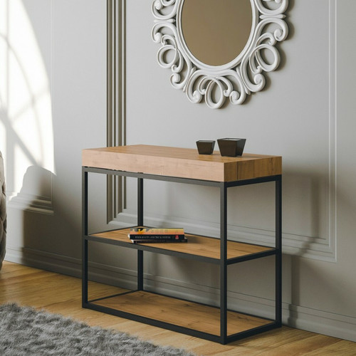 Itamoby - Table console extensible en bois avec rallonges 90x40-196cm Plano Small Oak Itamoby  - Console extensible bois