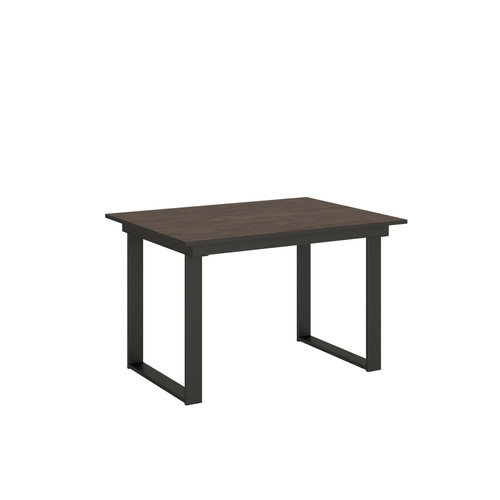 Itamoby - Table Extensible Bandos 90x120/180 cm. Noyer  cadre Anthracite Itamoby  - Tables à manger Oui