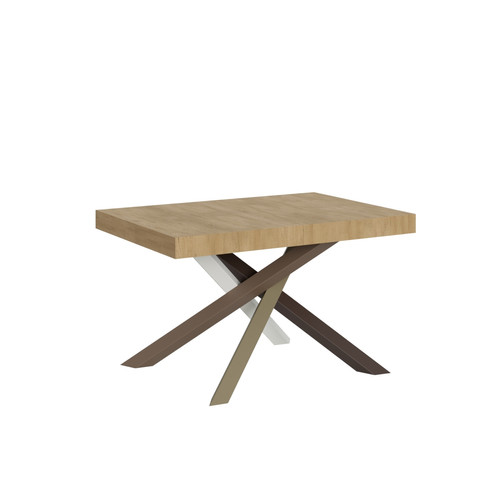 Itamoby - Table Extensible Volantis 90x130/390 cm. Chêne Nature  cadre 4/C Itamoby  - Salon, salle à manger