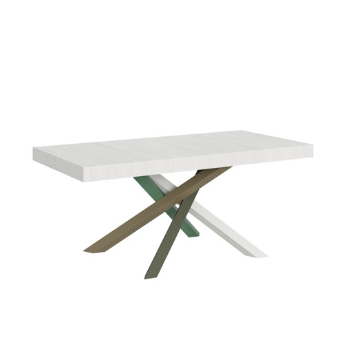 Itamoby - Table Extensible Volantis 90x180/440 cm. Frêne Blanc  cadre 4/A Itamoby  - Tables à manger