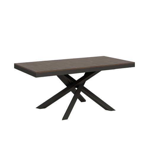 Itamoby - Table Extensible Volantis Evolution 90x180/284 cm. Noyer  cadre Anthracite Itamoby  - Table à manger extensible Tables à manger