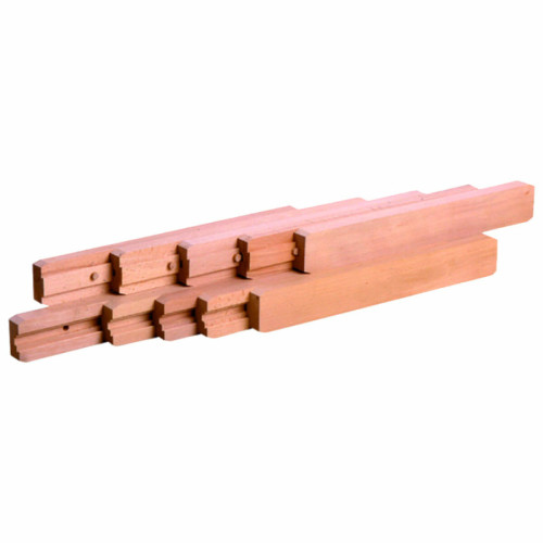 Glissière, coulisse de tiroir Itar Coulisses de table - en bois - ouverture centrale synchronisée - Ouverture : 1560 mm - Croisement : 190 - Longueur lame : 7L450 - ITAR