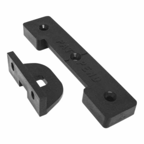 Itar - Ferrure d'assemblage panel lock - Platine : 110 x 25 x 10 mm - Décor : Noir - ITAR Itar  - Visserie