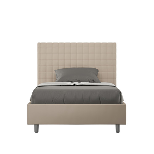 ITYHOME - Lit double Sunny 140x200 sans sommier taupe ITYHOME  - Literie