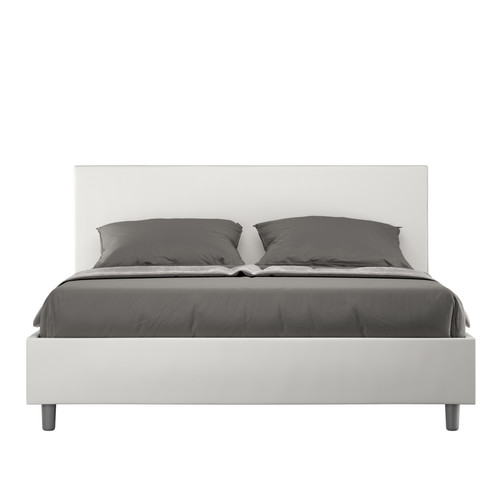 ITYHOME - Lit queen size Adele 160x200 sans sommier blanc ITYHOME  - Cadres de lit