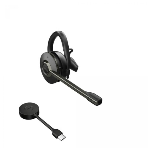Jabra - Engage 55 UC Micro casque Bluetooth Sans Fil Contrôle du Volume Noir - Micro-Casque Supra auriculaire