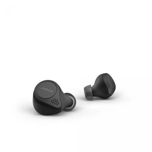 Jabra - Jabra Elite 75t Écouteurs Compatible recharge sans fil avec réduction active du bruit Noir - Ecouteurs intra-auriculaires Jabra