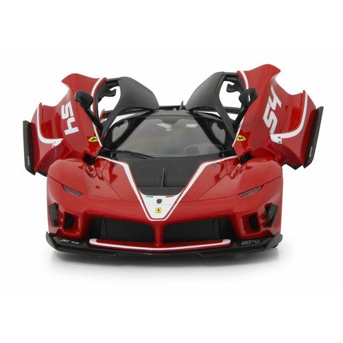 Voitures RC Jamara Ferrari FXX K Evo 1:14 rot 2.4 GHz A Tür manuell - Sportwagen - Elektromotor - 1:14 - Betriebsbereit (RTR) - Rot - Weiß - Junge (405169)