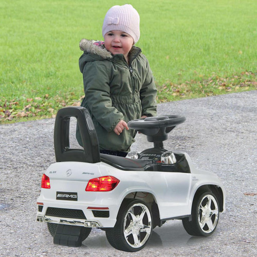 Véhicule électrique pour enfant Jamara Jamara Voiture à pousser 2-en-1 Mercedes-Benz AMG GL63 Blanc