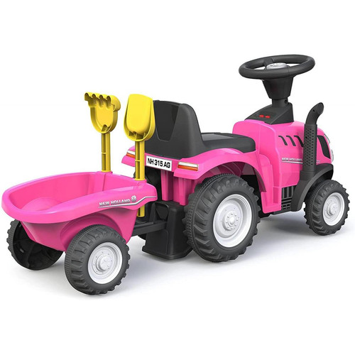 Jamara Push-Car New Holland T7 Tracteur pink