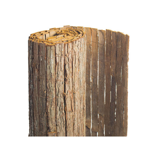 Claustras Jardideco Brise vue en écorces de pin naturel - 1 rouleau de 1,50 x 5 m - Jardideco