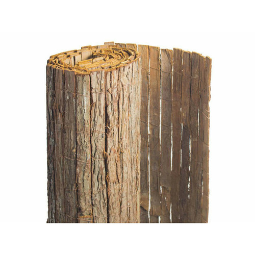 Jardideco - Brise vue en écorces de pin naturel - 2 rouleaux de 1 x 5 m - Jardideco Jardideco  - Rouleau brise vue