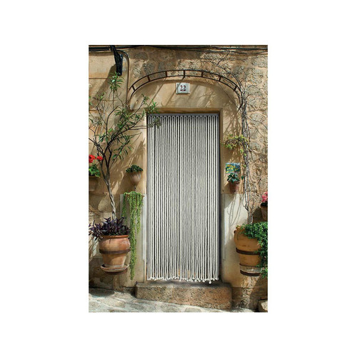 Jardideco - Rideau de porte en corde tressée coton blanc 90 x 200 cm - Moustiquaire Fenêtre