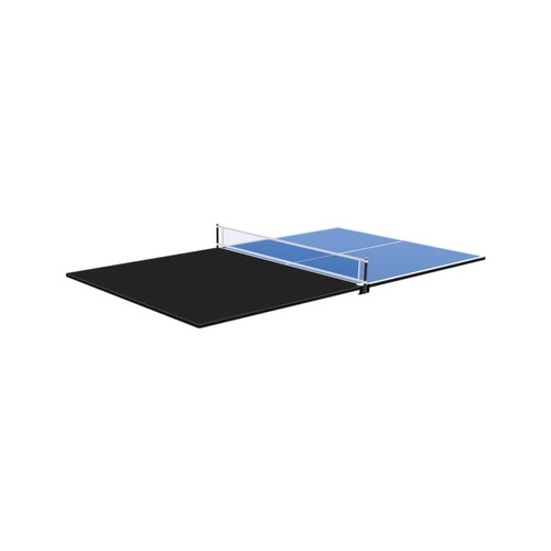 Jardindeco - Plateau 2 en 1 dinatoire et Ping Pong pour billard convertible table 6 personnes Texas noir grainé. - Jeux d'adresse