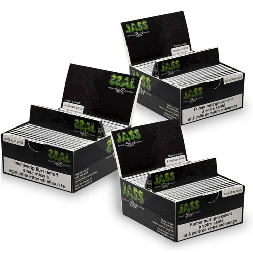 Jassz - Pack 3 Boites de Feuilles à rouler JASS Slim soit 150 Carnets Jassz  - Décoration
