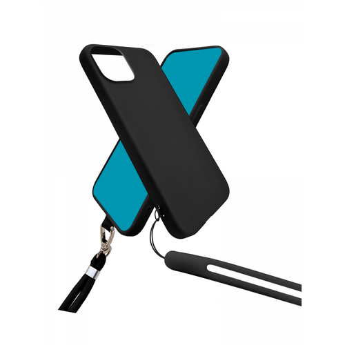 Jaym - JAYM - Coque Silicone Noire pour [Redmi Note 13 5G] - Tour de Cou et Tour de Poignet inclus - intérieur 100% microfibre Jaym  - Jaym