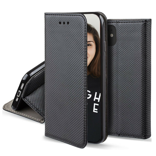 Coque, étui smartphone Jaym Jaym Étui Folio pour Samsung Galaxy A55 5G Magnétique Fonction Stand Noir