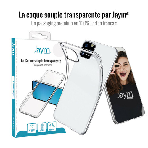 Coque, étui smartphone JAYM - Coque Souple Transparente compatible avec [Galaxy A25 5G] - Souple et résistante - Traitement Anti-jaunissement - Anti-bulles