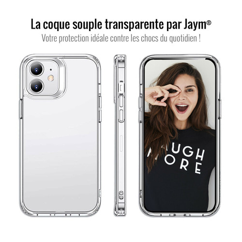 Jaym JAYM - Coque Souple Transparente compatible avec [Galaxy A35 5G] - Souple et résistante - Traitement Anti-jaunissement - Anti-bulles