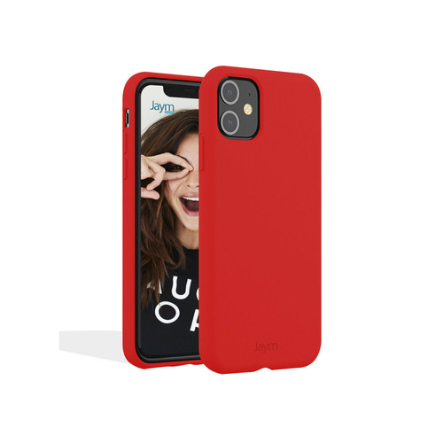Jaym - JAYM - Coque Silicone Premium Rouge pour Apple iPhone 14 Plus - 100% Silicone et Microfibre - Renforcée et Ultra Doux Jaym  - Accessoire Smartphone