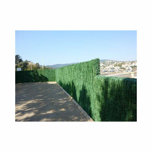 Claustras Haie artificielle 110 brins vert pin en rouleau (Lot de 6) 2 x 3 m.