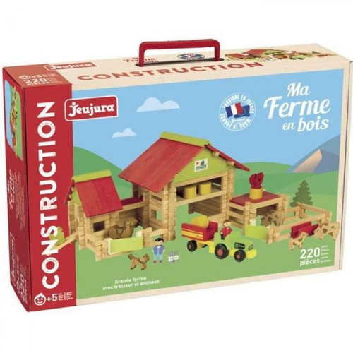 Jeujura - JEUJURA Grande ferme avec tracteur et animaux - 220 pieces Jeujura  - Briques et blocs Jeujura