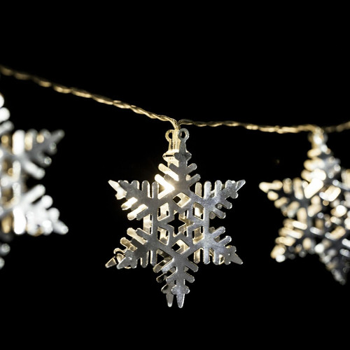 Feeric Lights And Christmas - Guirlande intérieure de Noël LED étoile Xmas - L. 135 cm - Or Feeric Lights And Christmas  - Décorations de Noël