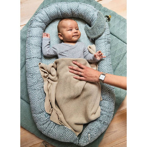 Lit bébé Jollein Couverture Basic Knit 75x100 cm Nougat