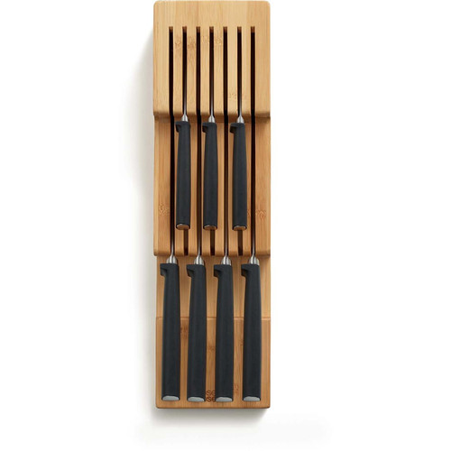 Boîte de rangement Support à couteaux 2 niveaux DrawerStore Bamboo