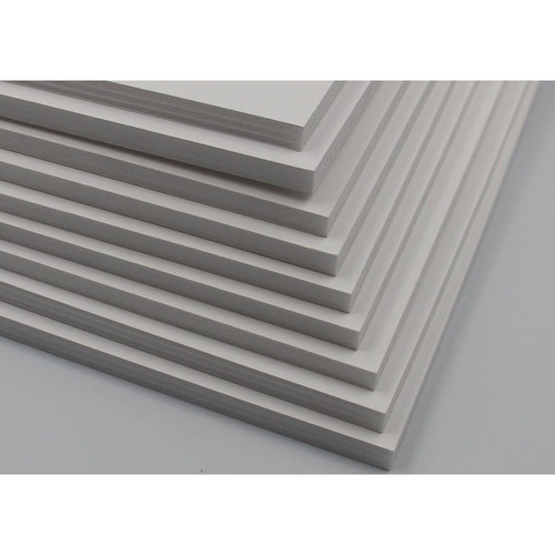 Papier Jpc Carton mousse - carton plume lot 30 plaques A4 épaisseur 10 mm - 21x29.7 - blanc