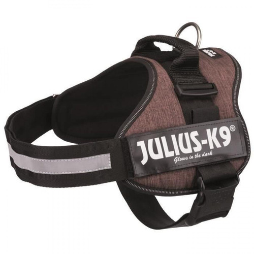 Equipement de transport pour chien Julius K9 JULIUS K9 Harnais Power 2-L-XL : 71-96 cm - 50 mm - Moka - Pour chien