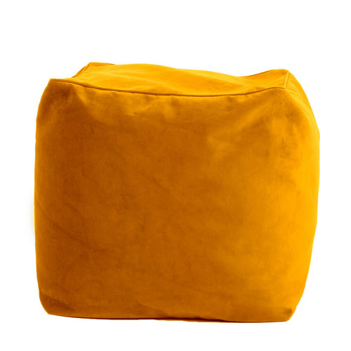 Jumbo Bag - Pablo velvet curry - 14300v-67 - JUMBO BAG Jumbo Bag  - Poufs Jumbo Bag