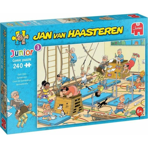 Jumbo Spiele - Jumbo Spiele- Jan Van Haasteren Junior-Sportunterricht-240 Teile Jeu de Puzzle, 20060, Multicolore Jumbo Spiele  - Puzzles Enfants