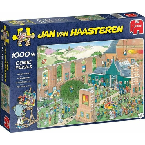 Jumbo - Jumbo- Art Market-1000 Piece Puzzle, 20022, Multicolore Jumbo  - Jumbo