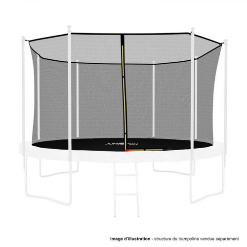 Jump4Fun - Filet intérieur de sécurité pour trampoline : ø 12Ft, 8 Perches - Jump4Fun