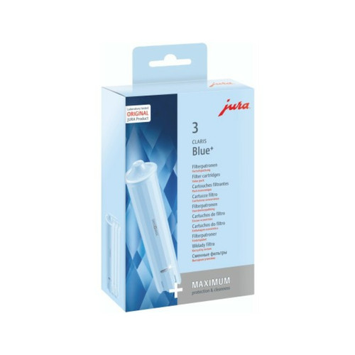 JURA - Cartouche filtrante Boite de 3 cartouches CLARIS Blue + JURA  - Accessoire Nettoyage