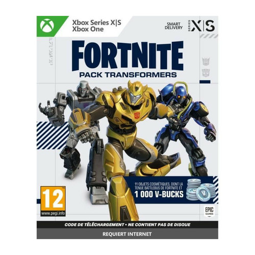 Just For Games - Fortnite Pack Transformers - Jeu Xbox One et Xbox Series X Just For Games  - Black friday Xbox Jeux et Consoles