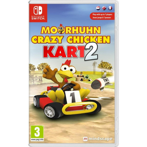 Just For Games - Moorhuhn Crazy Chicken Kart 2 Nintendo Switch Just For Games  - Marchand Mplusl